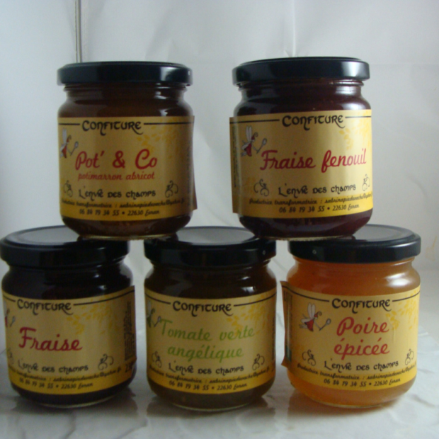 Confiture de Fraise bio et Fenouil - Du Panier à l'Assiette