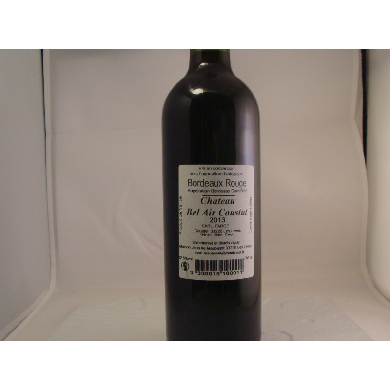 Vin Bordeaux Rouge Bio - Du Panier à l'Assiette Vin Bordeaux Rouge Bio - Du Panier à l'Assiette