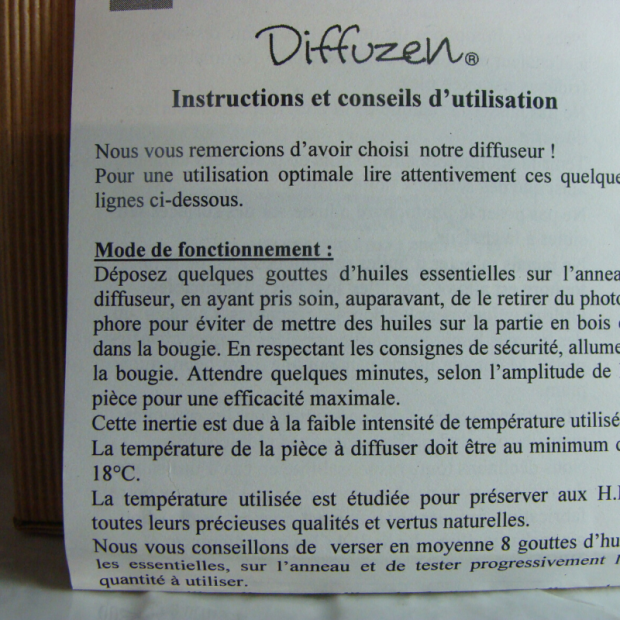 Diffuseur Huile Essentielle Lavandin Bio - Du Panier à l'Assiette