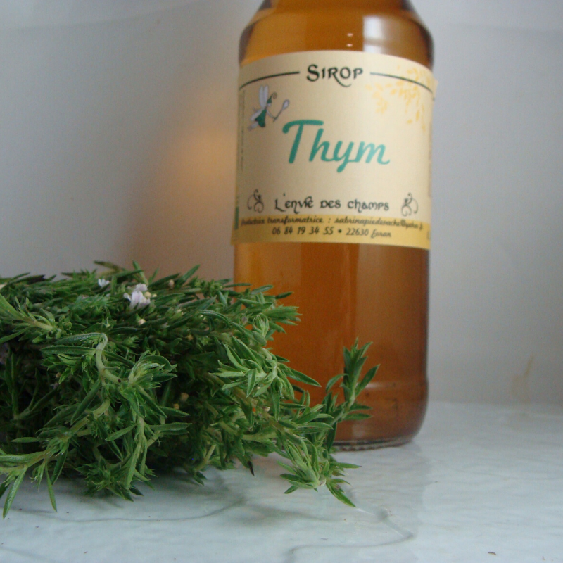 Sirop de Thym Bio - Du Panier &agrave; l'Assiette