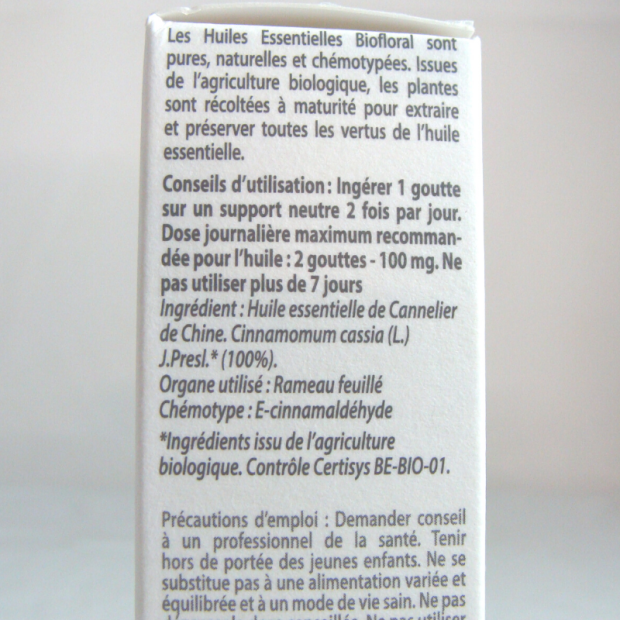 Huile Essentielle Cannelle Bio - Du Panier à l'Assiette