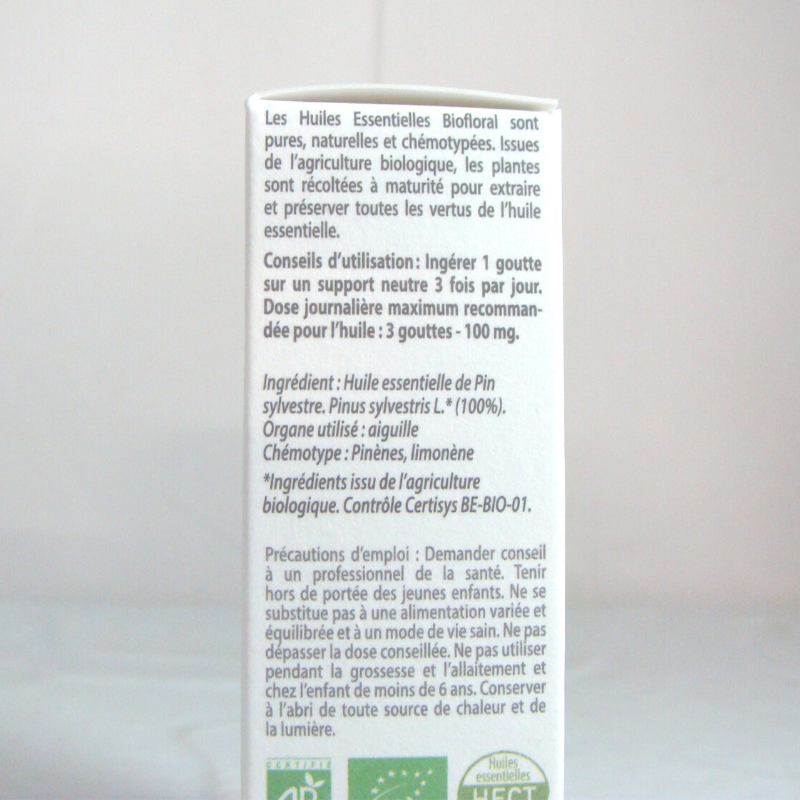 Huile Essentielle Pin Sylvestre Bio - Du Panier à l'Assiette Huile Essentielle Pin Sylvestre Bio - Du Panier à l'Assiette