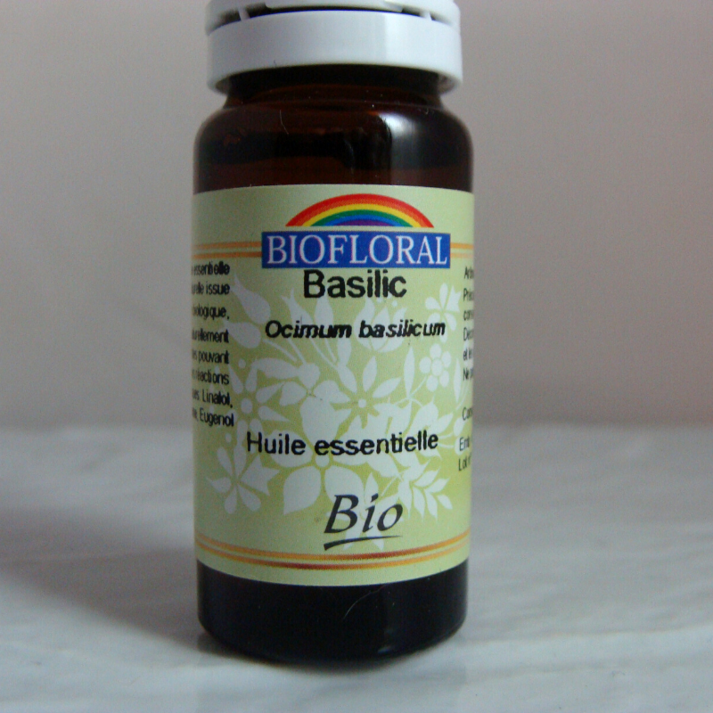 Huile Essentielle Basilic Bio - Du Panier à l'Assiette Huile Essentielle Basilic Bio - Du Panier à l'Assiette