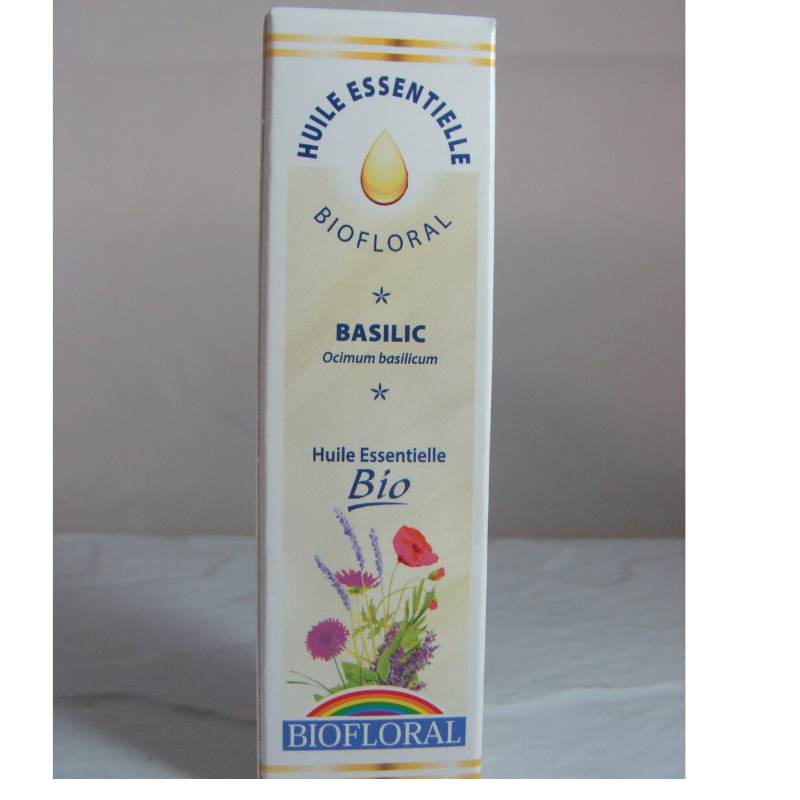 Huile Essentielle Basilic Bio - Du Panier à l'Assiette Huile Essentielle Basilic Bio - Du Panier à l'Assiette