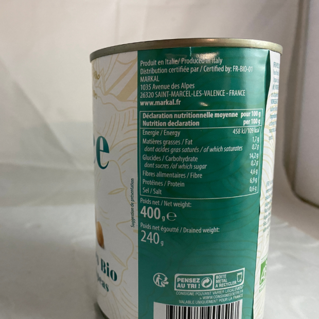 Pois Chiches - Du Panier à l'Assiette