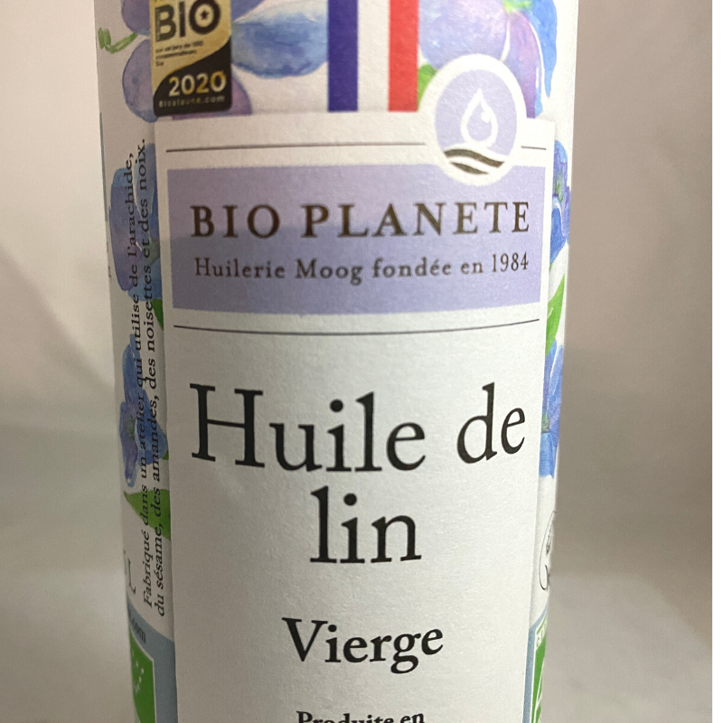 Huile de Lin Bio - Du Panier à l'Assiette