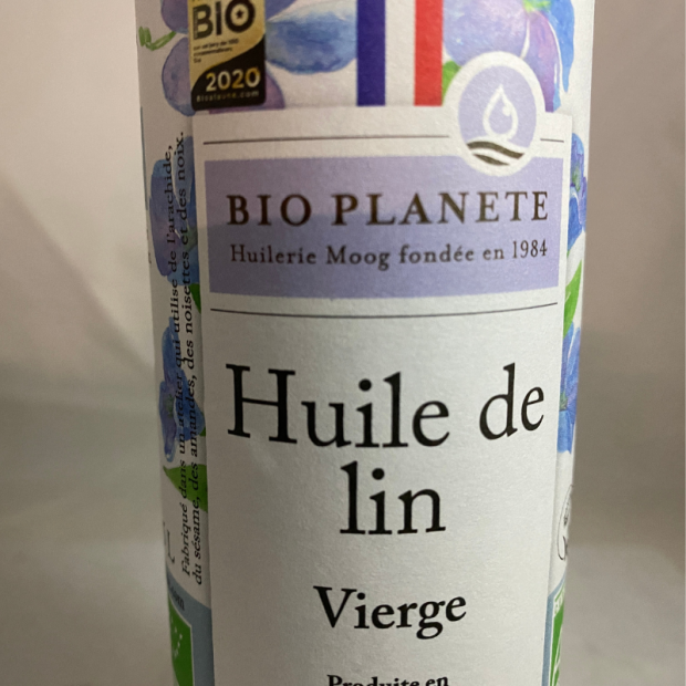 Huile de Lin Bio - Du Panier à l'Assiette