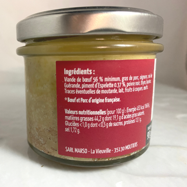 Rillettes de Boeuf - Du Panier à l'Assiette