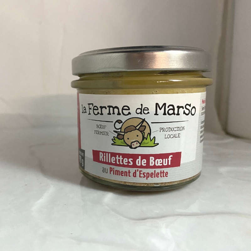 Rillettes de Boeuf - Du Panier à l'Assiette Rillettes de Boeuf - Du Panier à l'Assiette