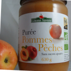 Purée pomme pêche - Du Panier à l'Assiette