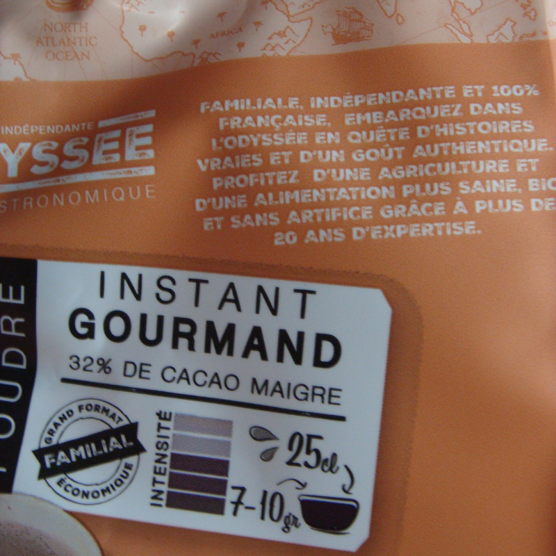 Chocolat Bio en Poudre - Du Panier à l'Assiette Chocolat Bio en Poudre - Du Panier à l'Assiette