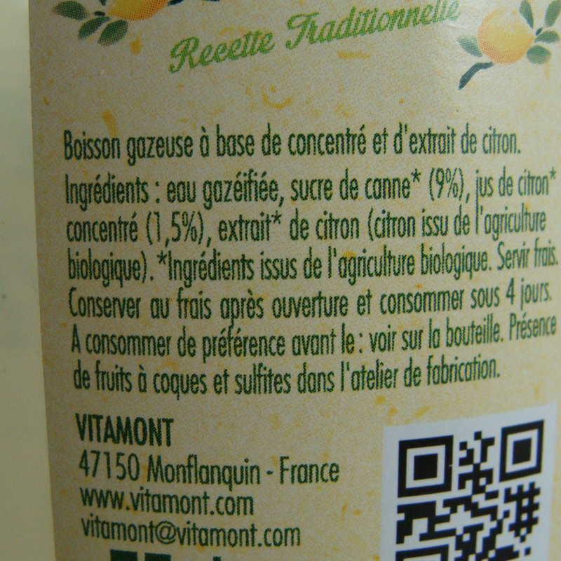 Limonade Bio - Du Panier à l'Assiette