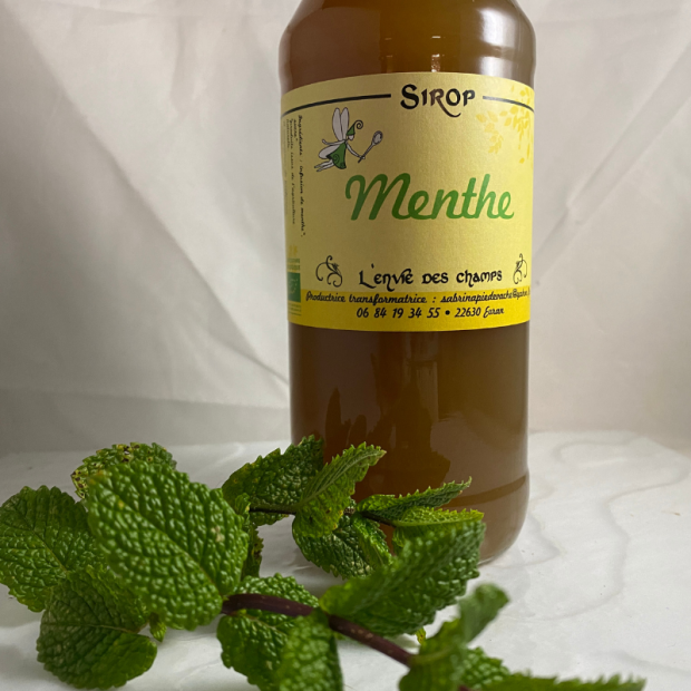 Sirop de menthe Bio - Du Panier à l'Assiette