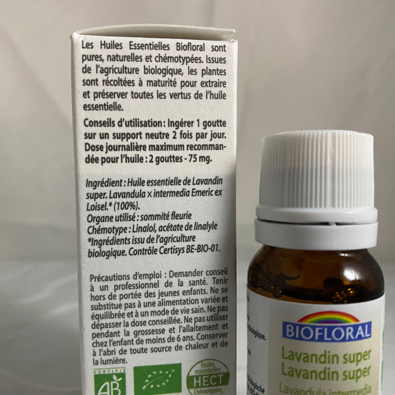 Huile Essentielle Lavandin Bio - Du Panier à l'Assiette