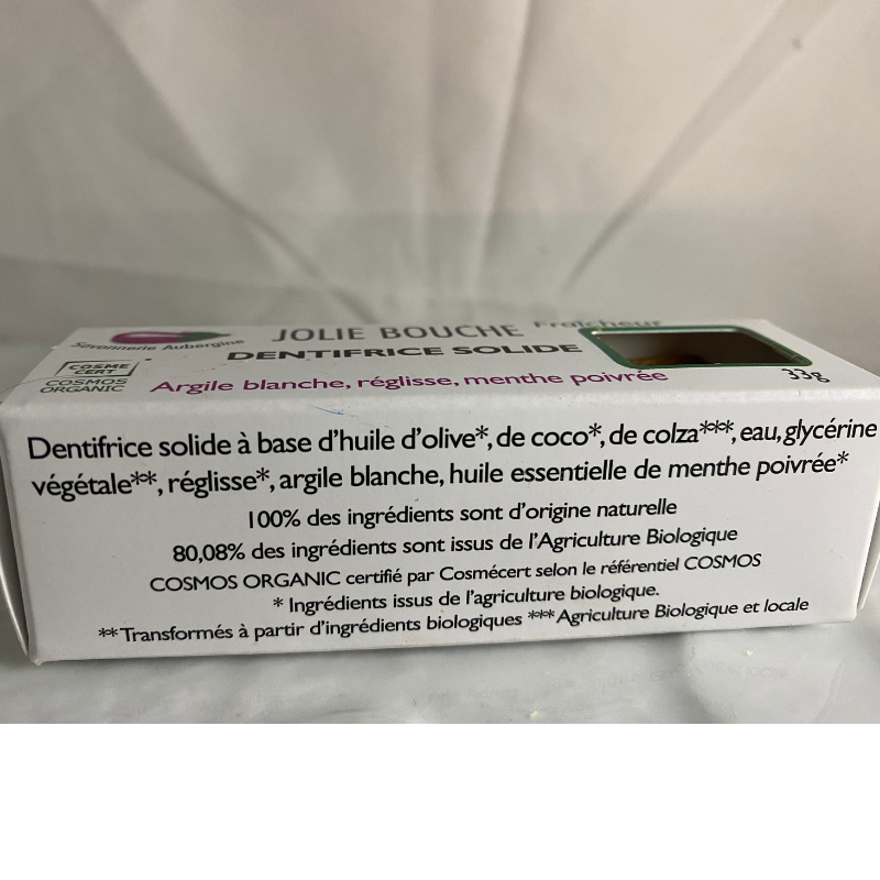 Savon dentifrice menthe bio - Du Panier à l'Assiette Savon dentifrice menthe bio - Du Panier à l'Assiette