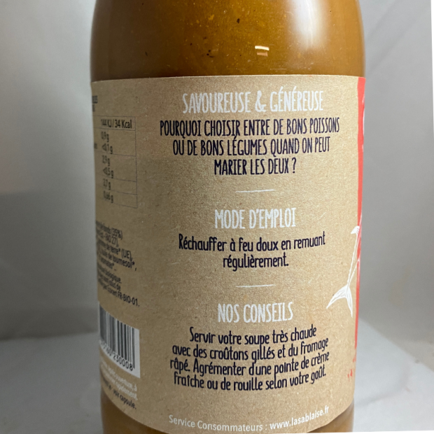 Soupe de Poisson aux Légumes Bio - Du Panier à l'Assiette