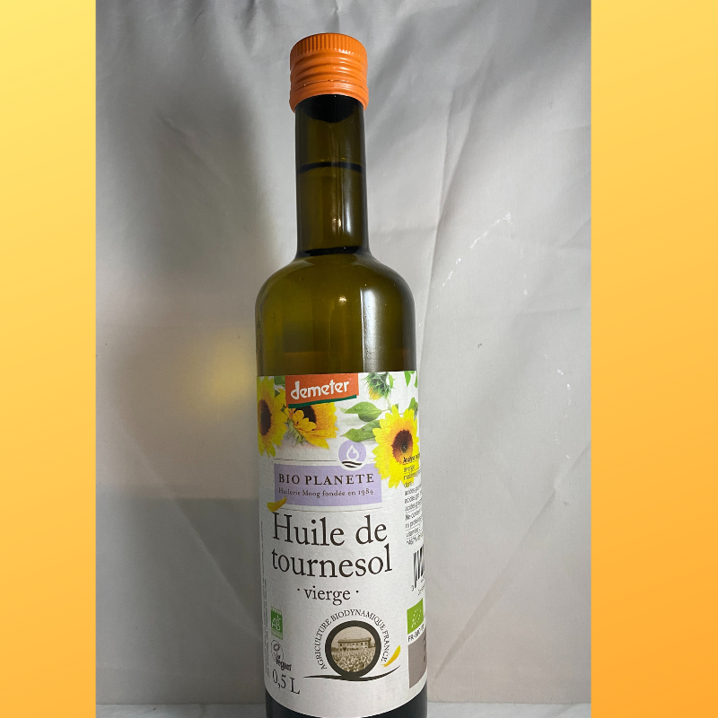 Huile de Tournesol Bio - Du Panier à l'Assiette Huile de Tournesol Bio - Du Panier à l'Assiette