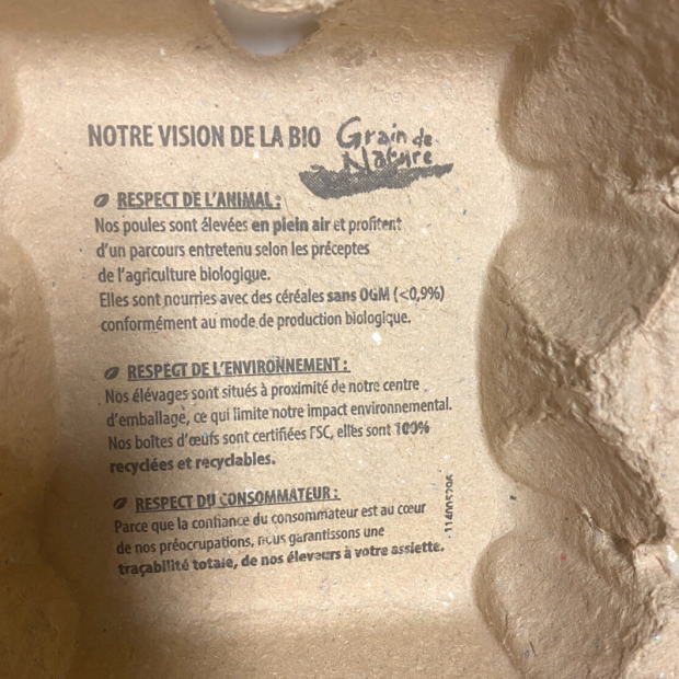 Oeuf Bio - Du Panier à l'Assiette