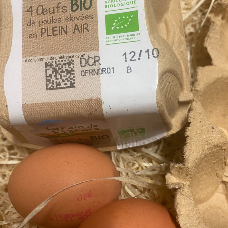 Oeuf Bio - Du Panier à l'Assiette