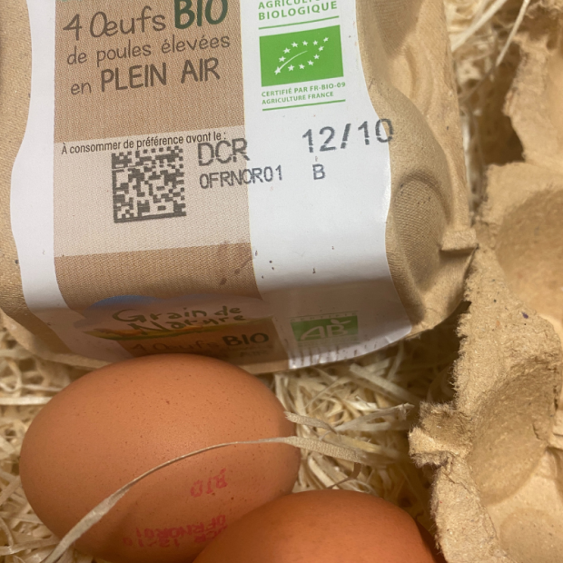 Oeuf Bio - Du Panier à l'Assiette
