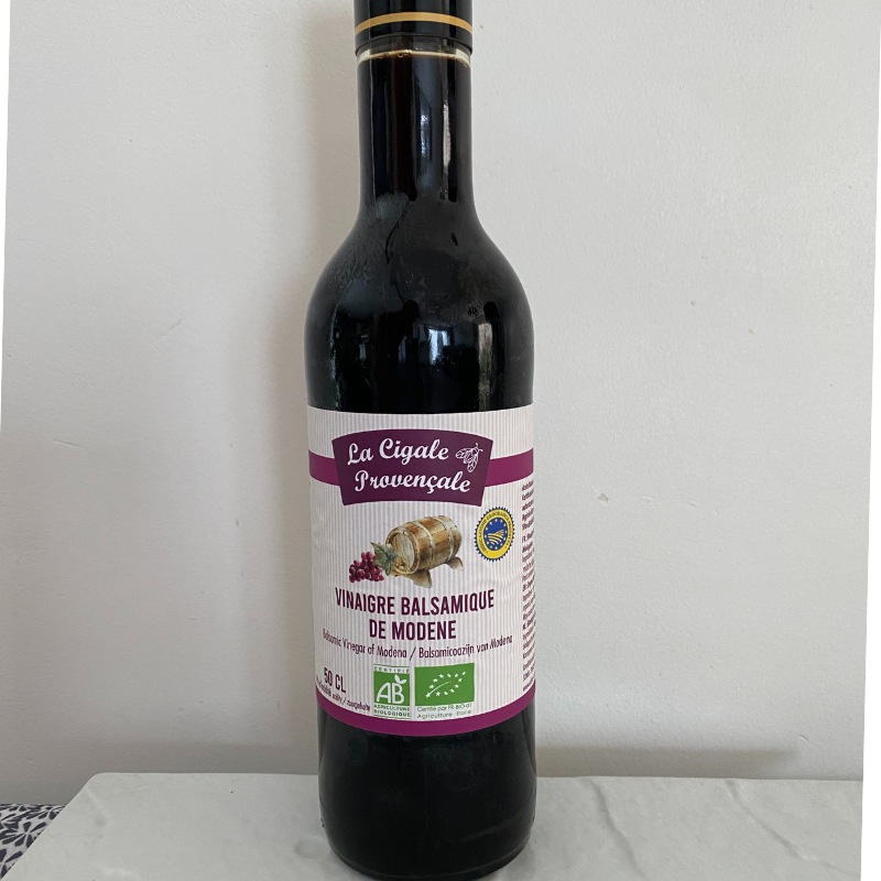 Vinaigre Balsamique de Modene Bio - Du Panier à l'Assiette Vinaigre Balsamique de Modene Bio - Du Panier à l'Assiette
