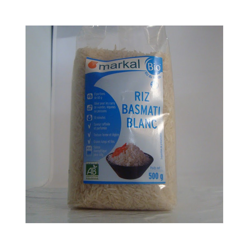 Riz Basmati Blanc Bio - Du Panier à l'Assiette Riz Basmati Blanc Bio - Du Panier à l'Assiette