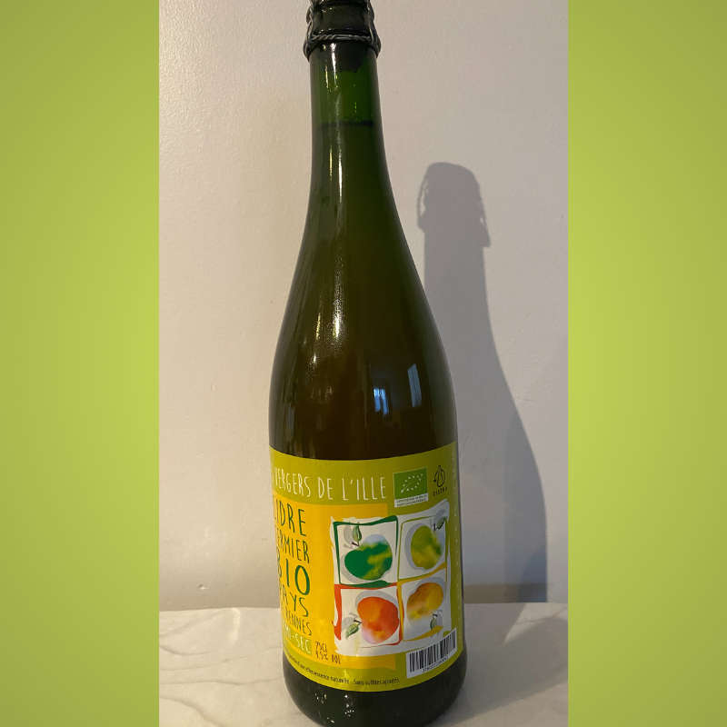 Cidre Demi Sec Bio des Vergers - Du Panier à l'Assiette Cidre Demi Sec Bio des Vergers - Du Panier à l'Assiette