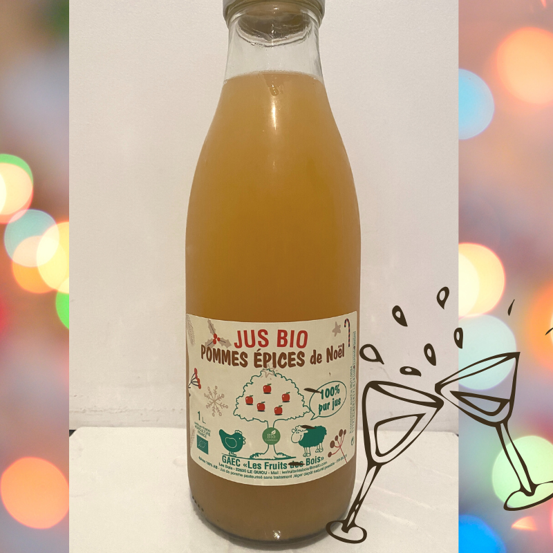 Jus de Pomme de Noël Bio - Du Panier à l'Assiette