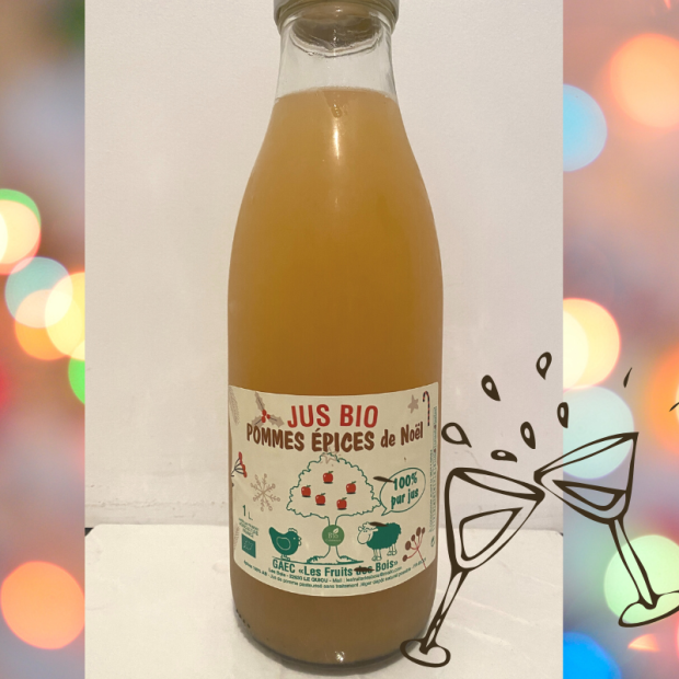 Jus de Pomme de Noël Bio - Du Panier à l'Assiette
