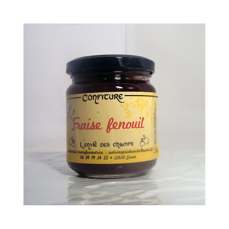 Confiture de Fraise bio et Fenouil - Du Panier à l'Assiette Confiture de Fraise bio et Fenouil - Du Panier à l'Assiette