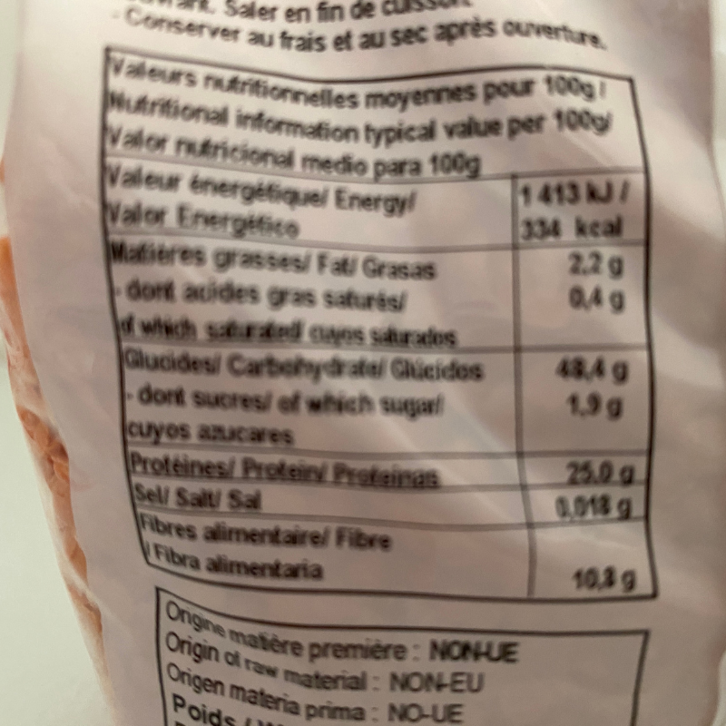 Lentille rouge Corail Bio - Du Panier à l'Assiette