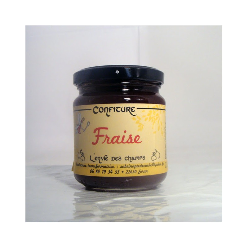 Confiture de Fraise Bio - Du Panier à l'Assiette Confiture de Fraise Bio - Du Panier à l'Assiette