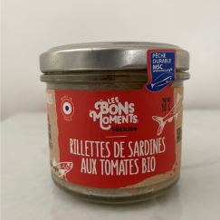 Rillettes de Sardines aux Tomates Séchées Bio 90g