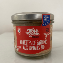 Rillettes de Sardines aux Tomates Séchées Bio 90g