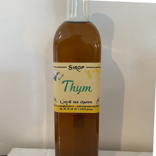 Sirop de Thym Bio - Du Panier &agrave; l'Assiette