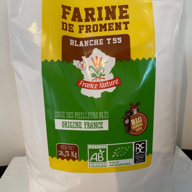 Farine T55 Bio - Du Panier à l'Assiette