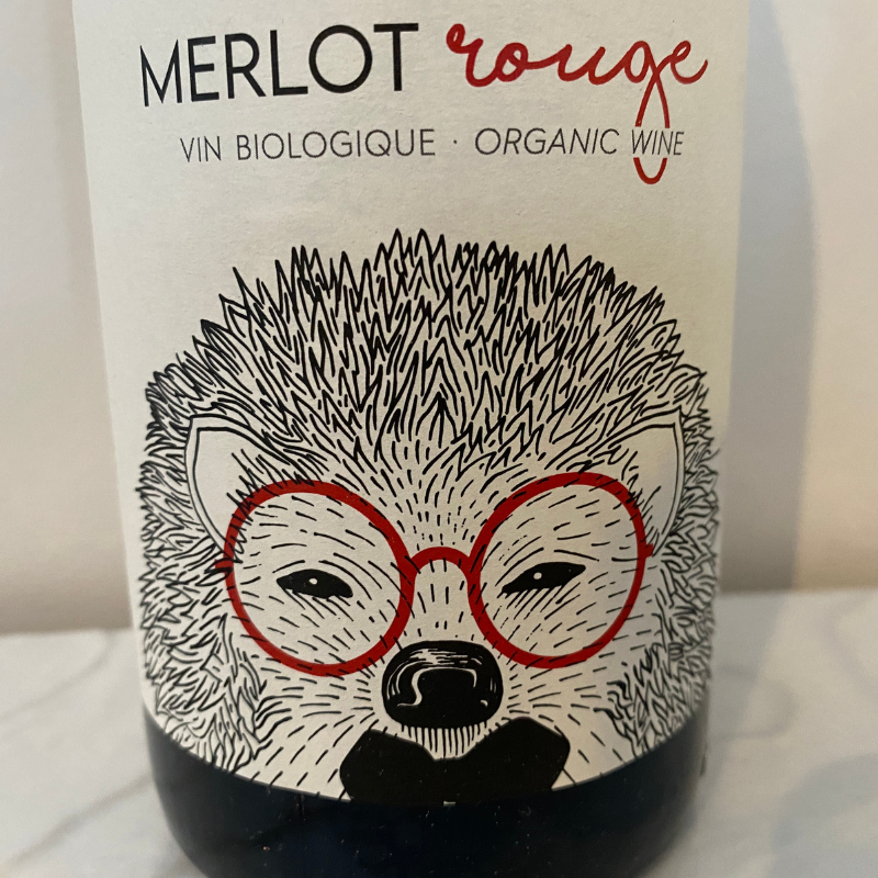 Vin merlot Rouge Bio - Du Panier à l'Assiette