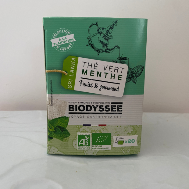 Thé à la Menthe Bio - Du Panier à l'Assiette