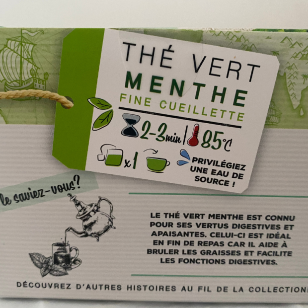 Thé à la Menthe Bio - Du Panier à l'Assiette