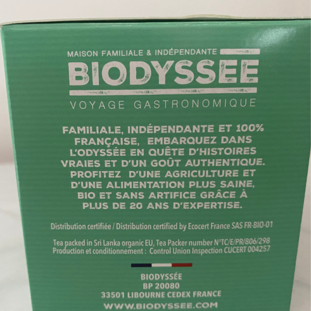 Thé à la Menthe Bio - Du Panier à l'Assiette