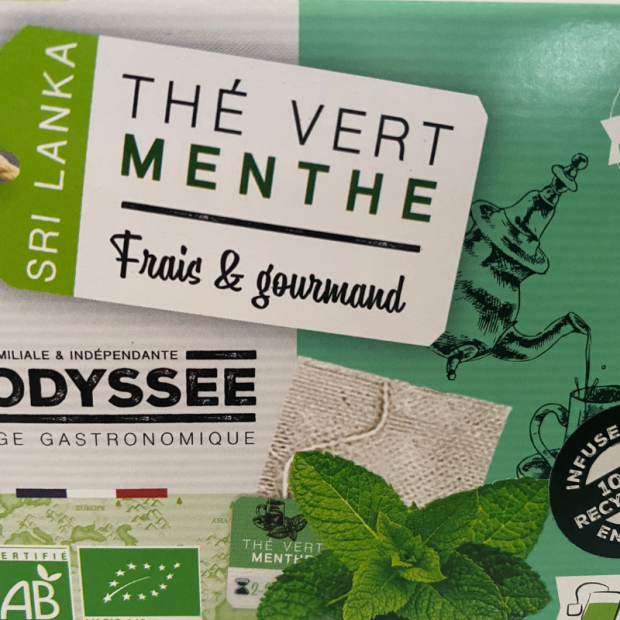 Thé à la Menthe Bio - Du Panier à l'Assiette