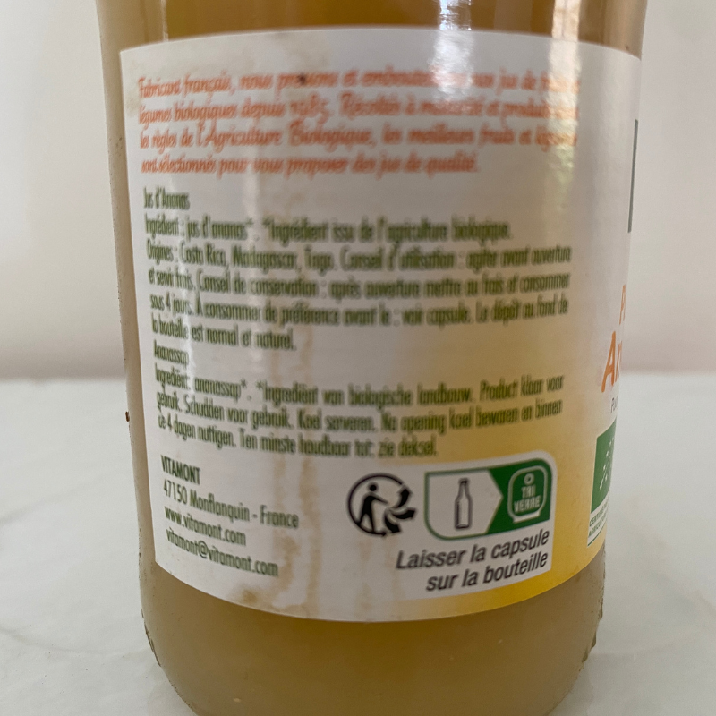 Jus d'ananas Bio - Du Panier à l'Assiette Jus d'ananas Bio - Du Panier à l'Assiette