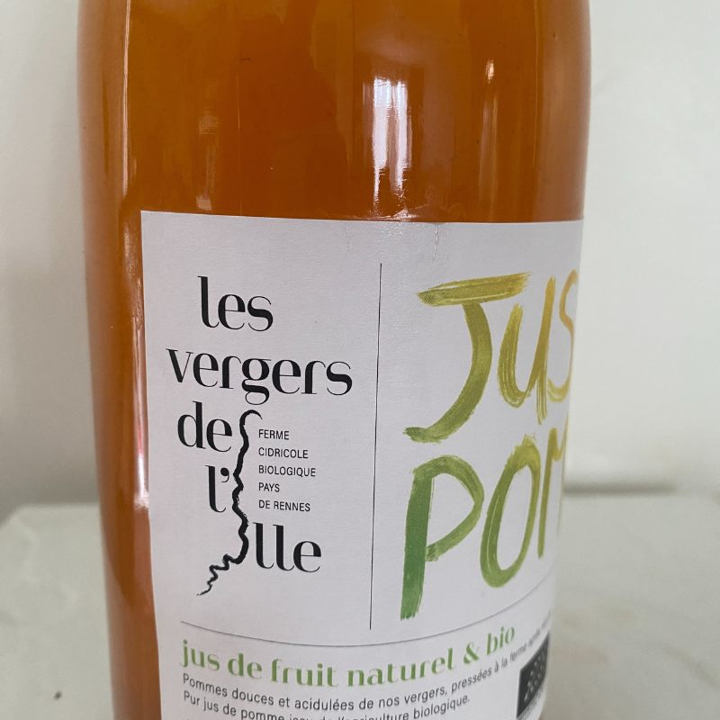 Jus de Pomme Bio - Du Panier à l'Assiette Jus de Pomme Bio - Du Panier à l'Assiette