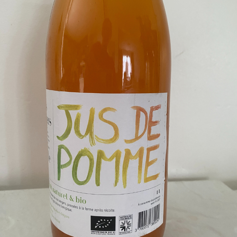 Jus de Pomme Bio - Du Panier à l'Assiette Jus de Pomme Bio - Du Panier à l'Assiette