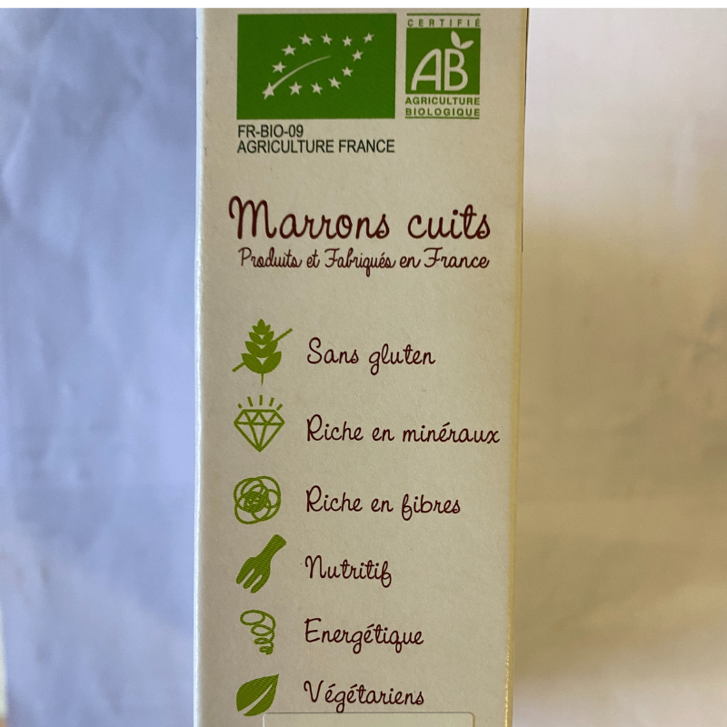 châtaigne cuite bio- Du Panier à l'Assiette