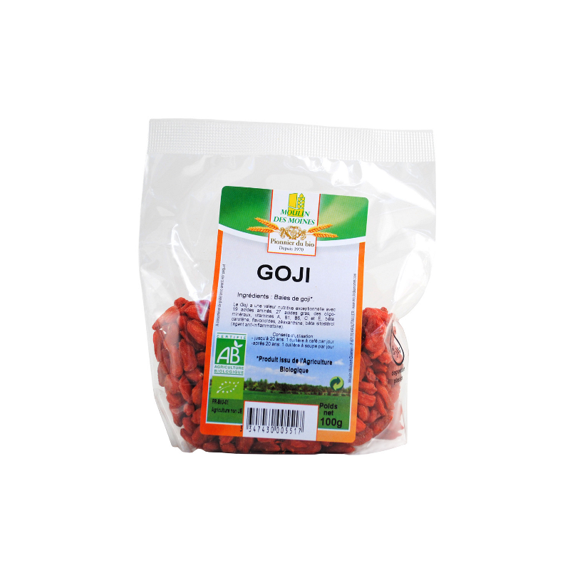 Baie de goji Bio - Du Panier à l'Assiette