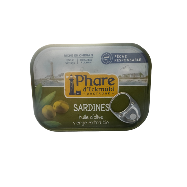 Sardines à l'Huile d'Olive Bio - Du Panier à l'Assiette