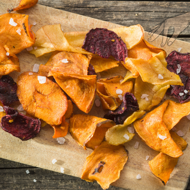 Chips de l&eacute;gumes Bio - Du Panier &agrave; l'Assiette