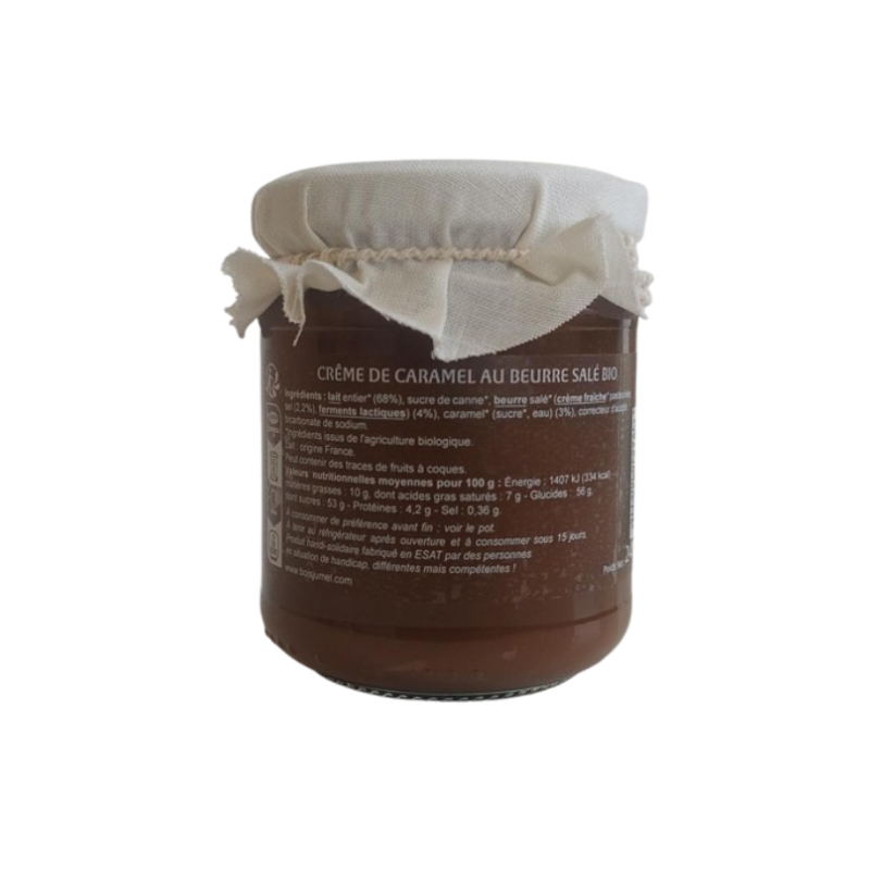 Crème de Caramel au Beurre salé Bio - Du Panier à l'Assiette Crème de Caramel au Beurre salé Bio - Du Panier à l'Assiette