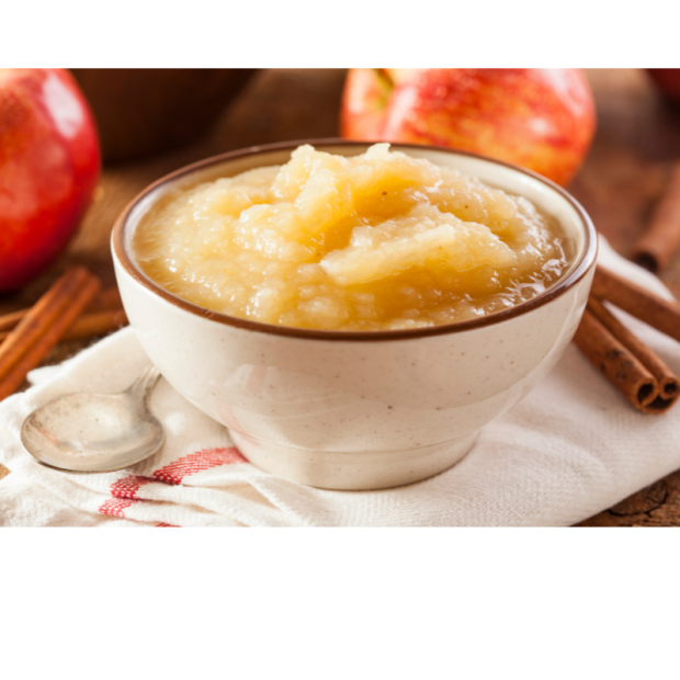 Pur&eacute;e pomme p&ecirc;che - Du Panier &agrave; l'Assiette